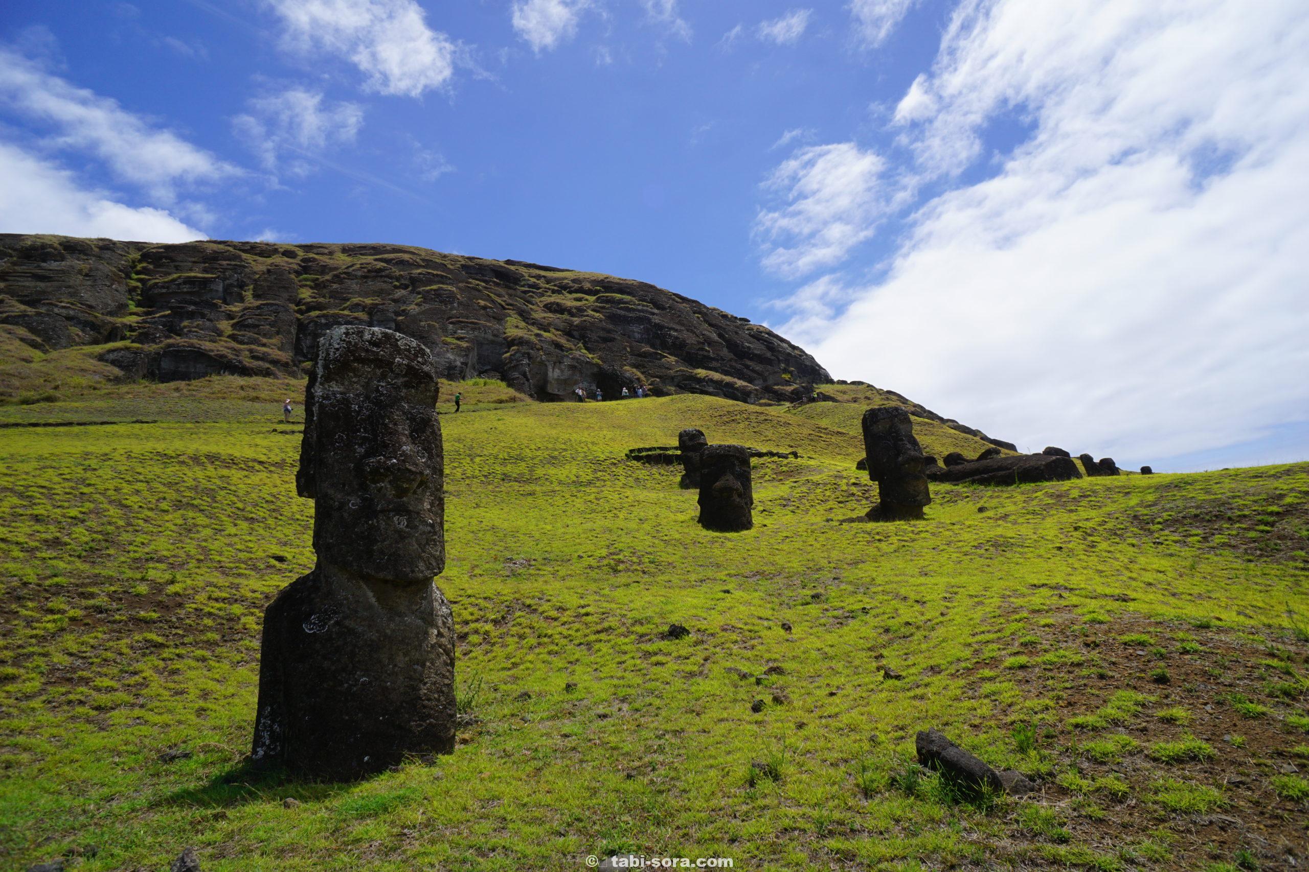 モアイ像製作場所