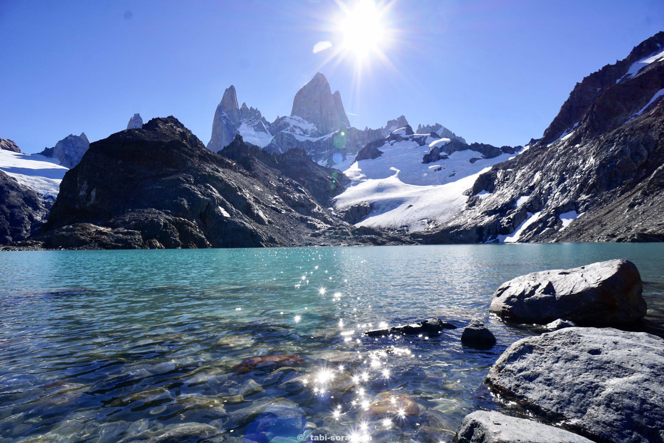 フィッツロイと湖