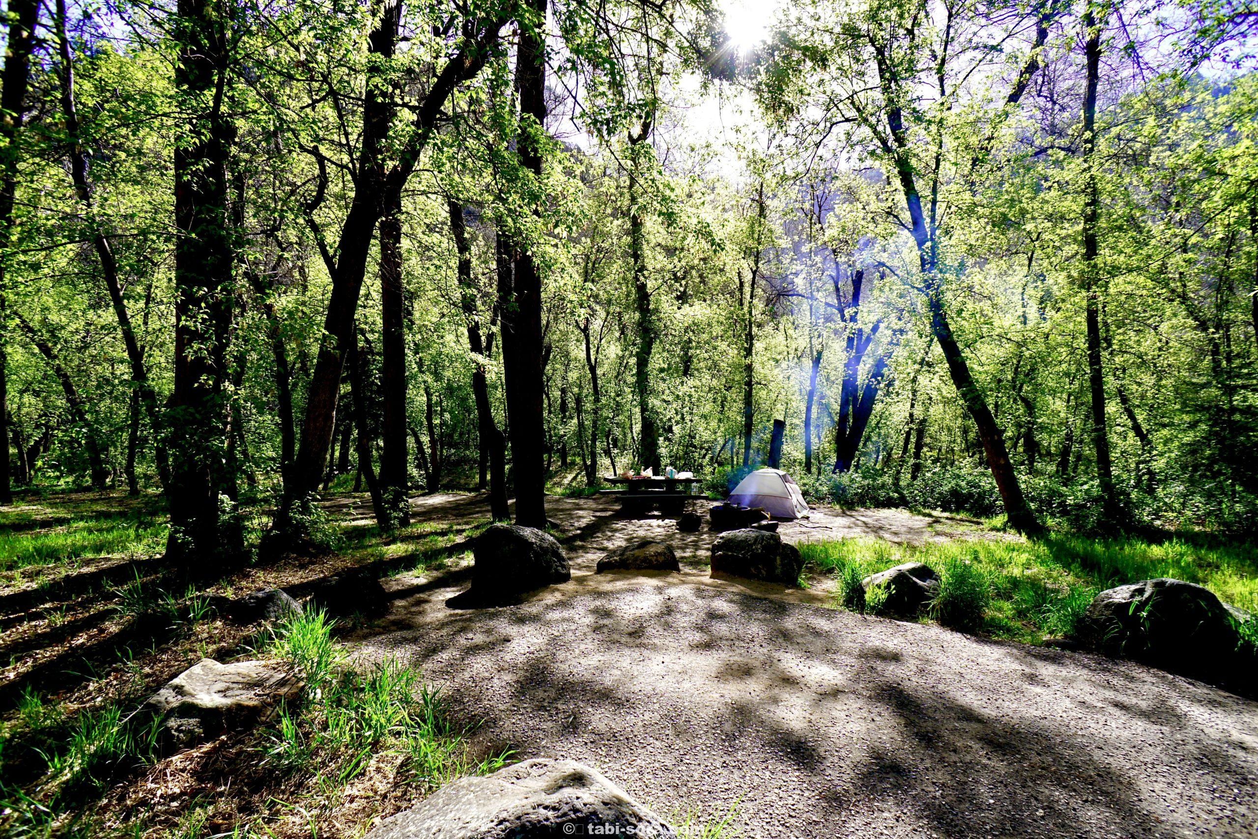 セドナのキャンプ場